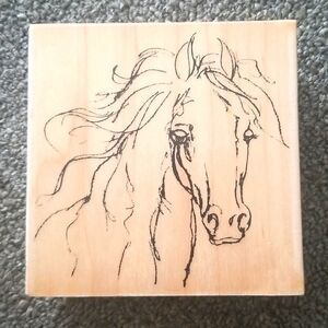 Large Stamp Horse 4x4